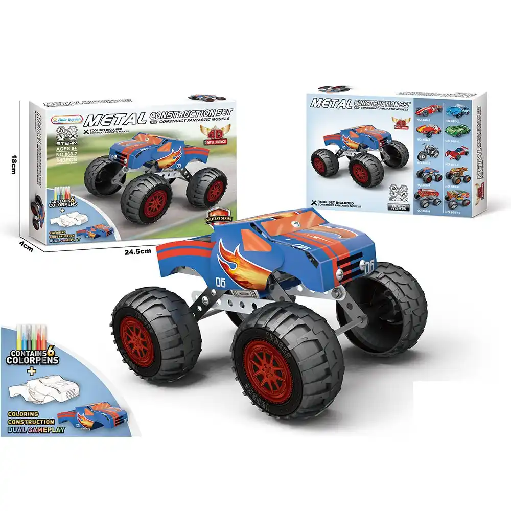 Constructor din metal 149pcs (instructiune in romana)