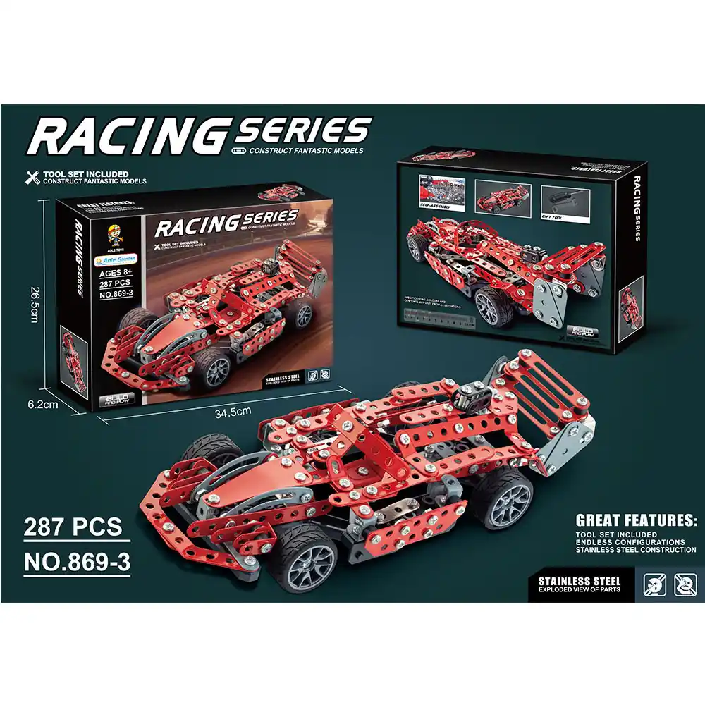 Constructor din metal 287pcs (instructiune in romana)