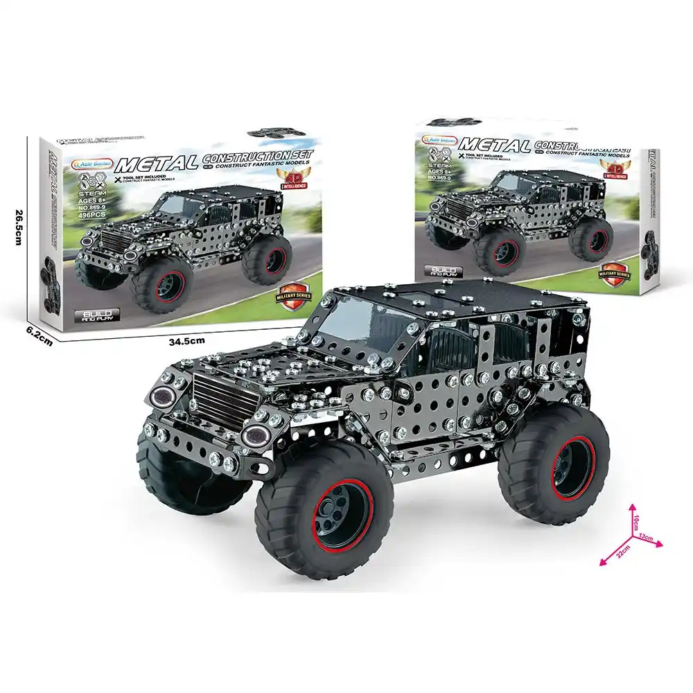 Constructor din metal 496pcs (instructiune in romana)