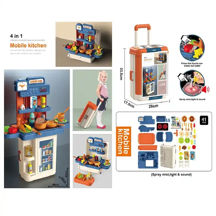 Set bucatarie 4in1 (41pcs) (instructiune in romana)