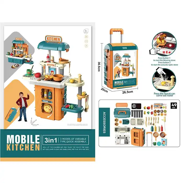 Набор для кухни 3 в 1 (49 шт.) (инструкция на румынском)