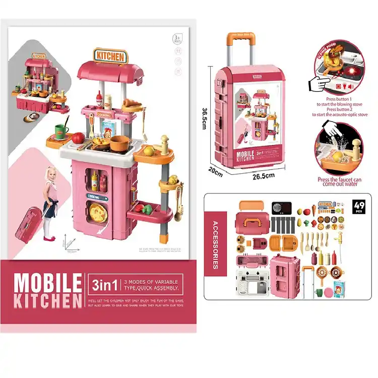 Set bucatarie 3in1 (49pcs) (instructiune in romana)