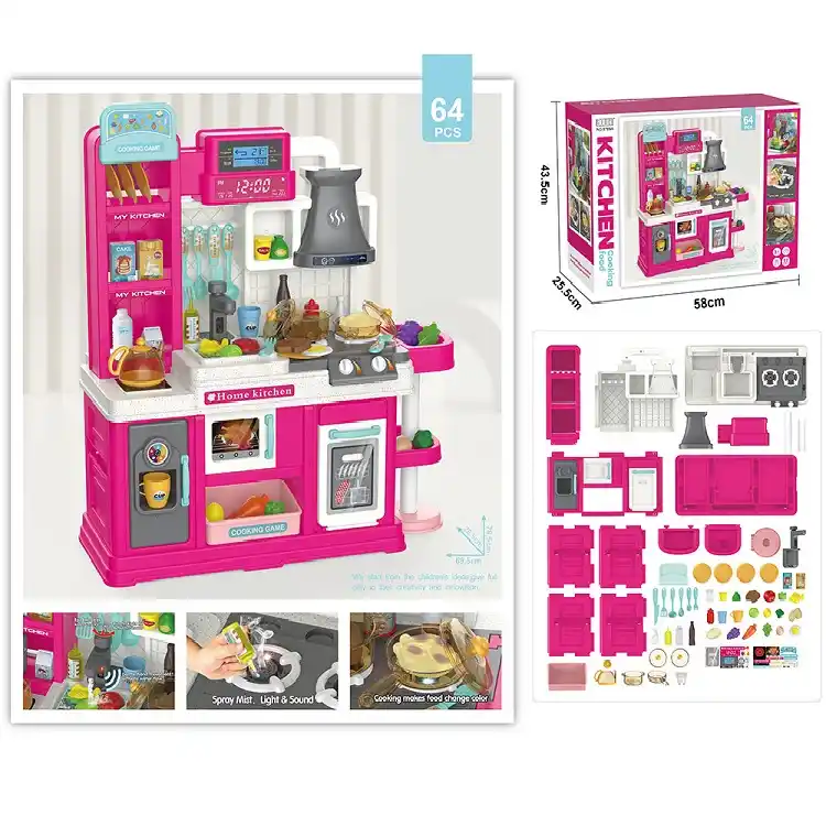 Set bucatarie (64pcs) (instructiune in romana)