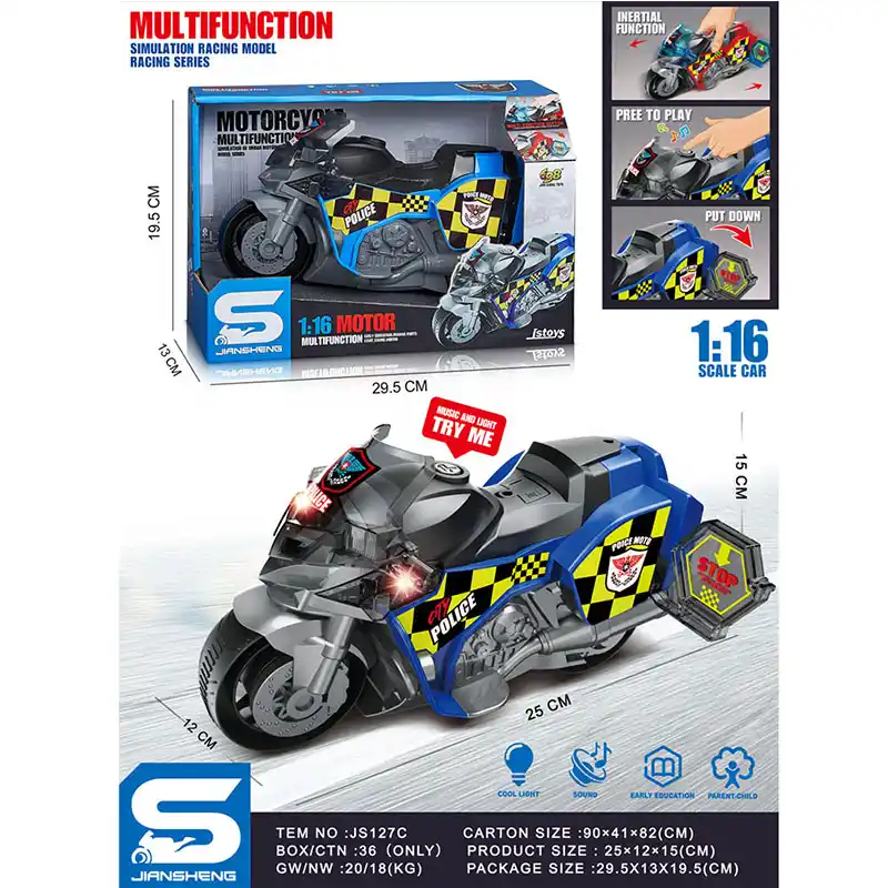 Motocicleta cu sunet si lumini (instructiune in romana)