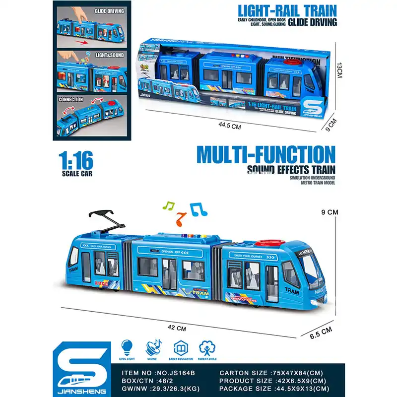 Tren cu sunet si lumini (instructiune in romana)