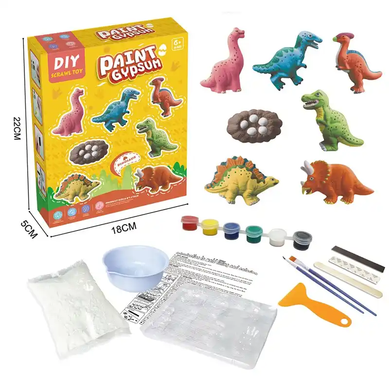 Set creatie din gips (instructiune in romana)