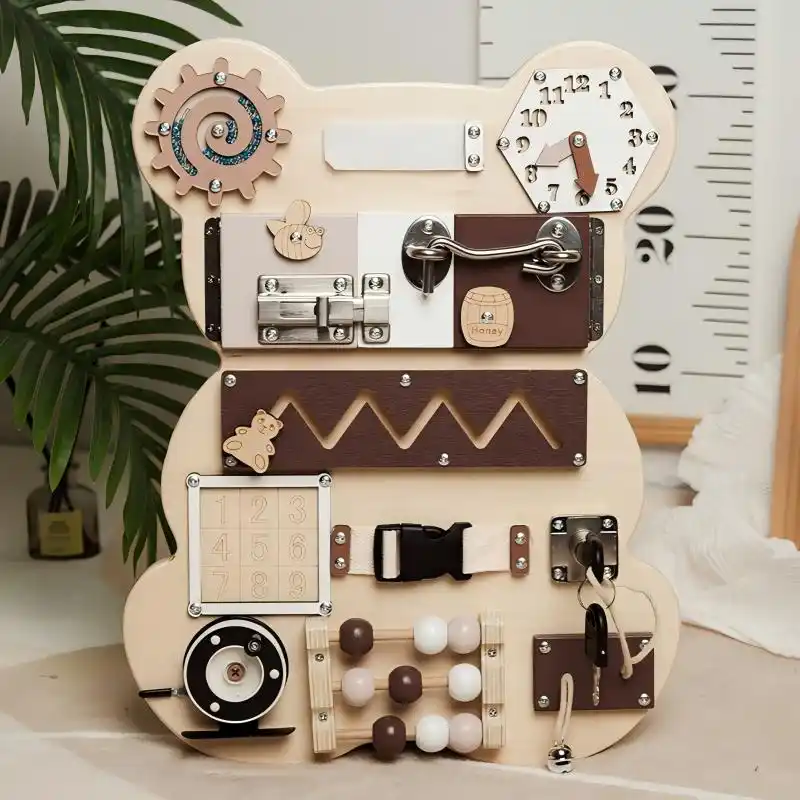 Деревянная доска Busy board