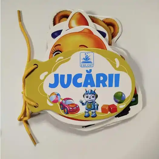 Книга со шнуровкой Игрушки Эрудит