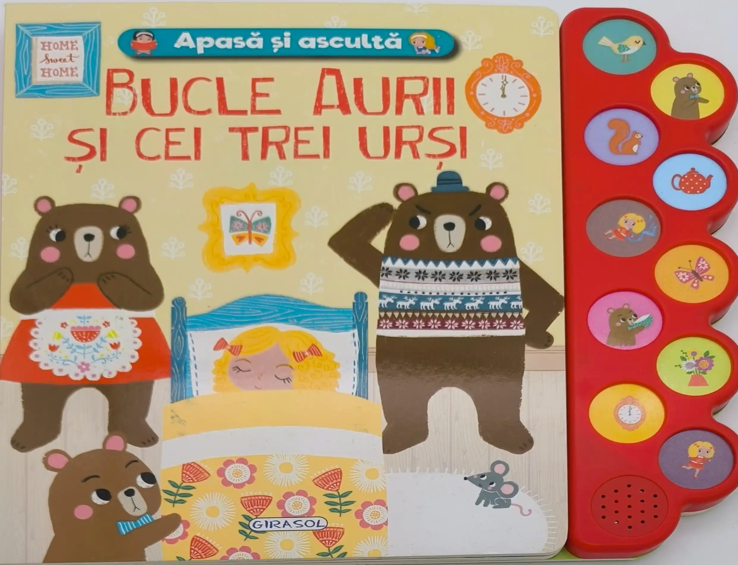 Apasa si asculta - Bucle Aurii si cei trei ursi