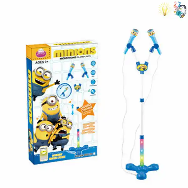 Микрофон с музыкой и подсветкой