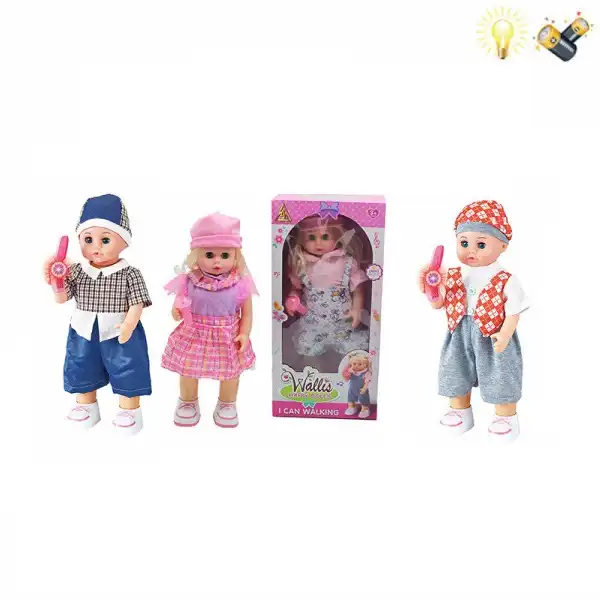 Механическая кукла с огоньками (двигается) 44