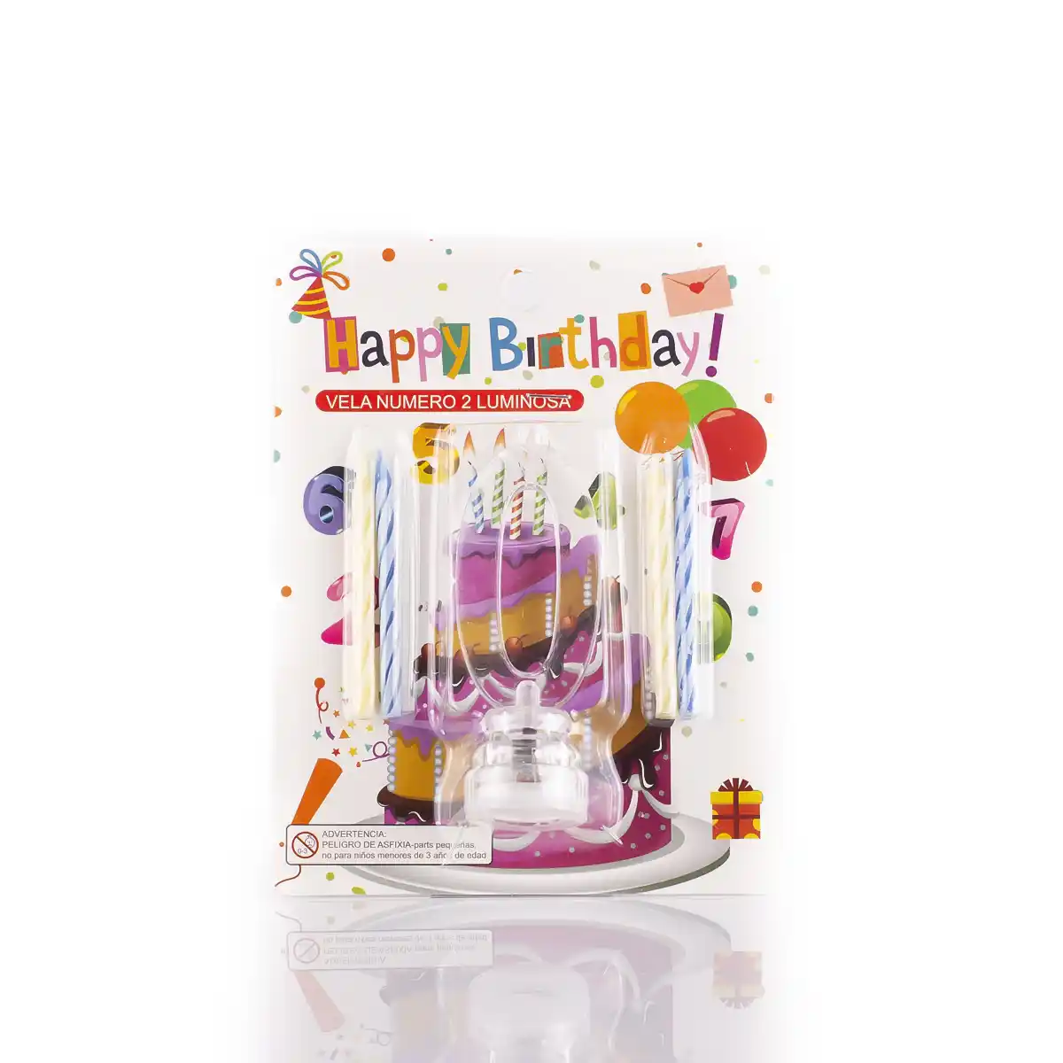 Свеча с музыкой и огнями – 48