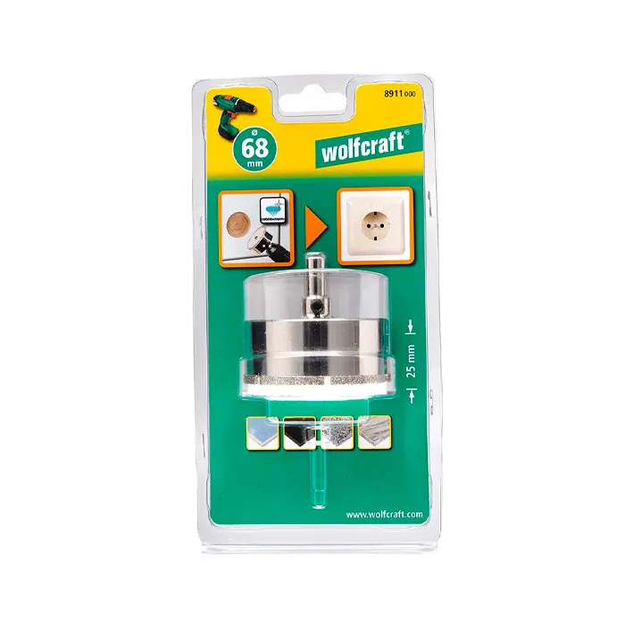 Burghiu diamantat Wolfcraft «Ceramic»