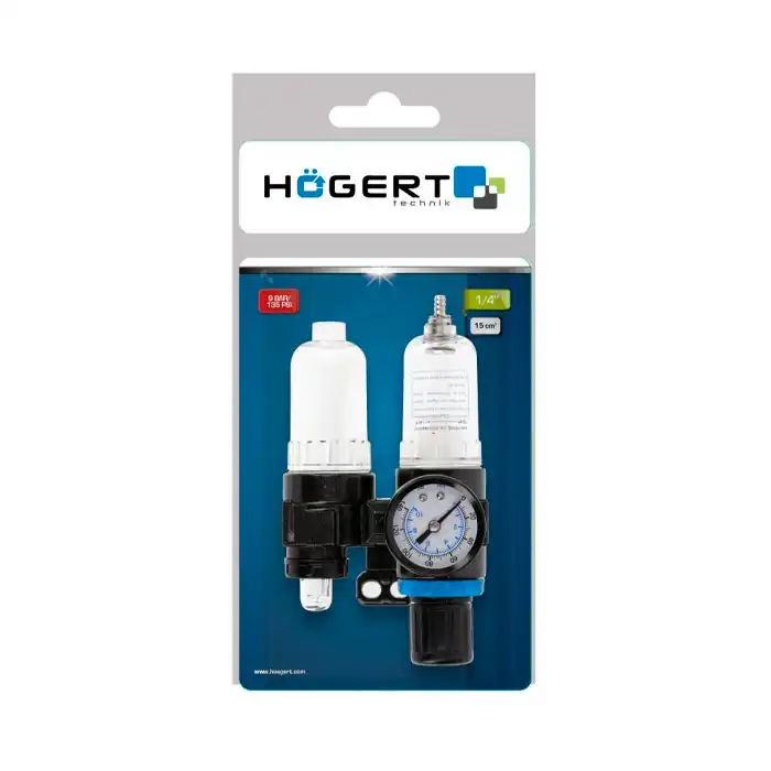 Filtrul regulator-lubrificator pentru aer Hoegert HT4R875