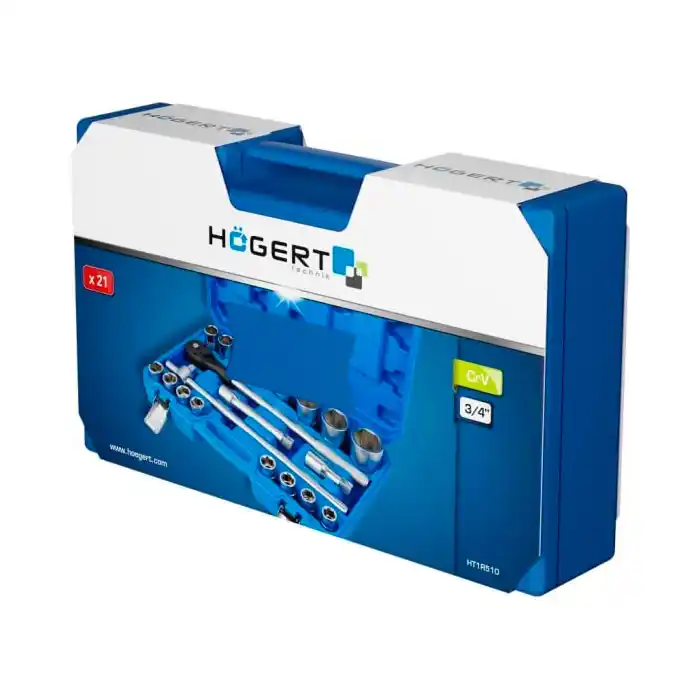 Set de capete tubulare si accesorii Hoegert HT1R510