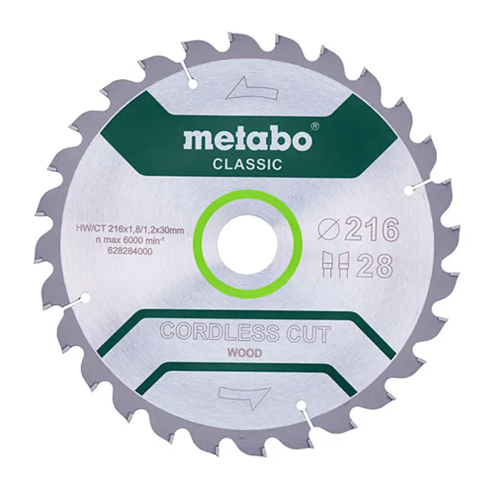 Cumpara  Discuri de tăiere 200-254mm - Metabo Cordless cut Classic HW/CT 254 (628690..
