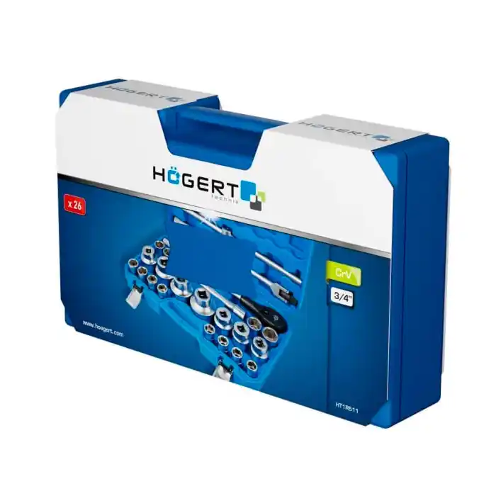 Set de capete tubulare si accesorii Hoegert HT1R511