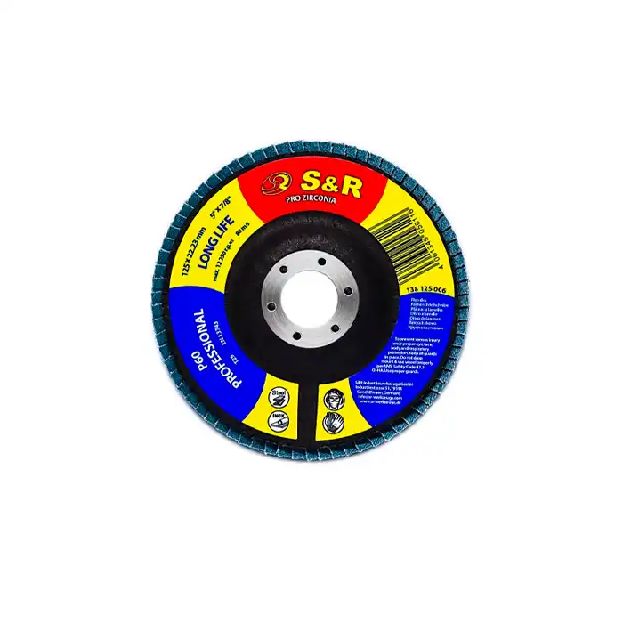 Купить  Круги зачистные лепестковые - Лепестковый зачистной диск S&R Meister  125/P..