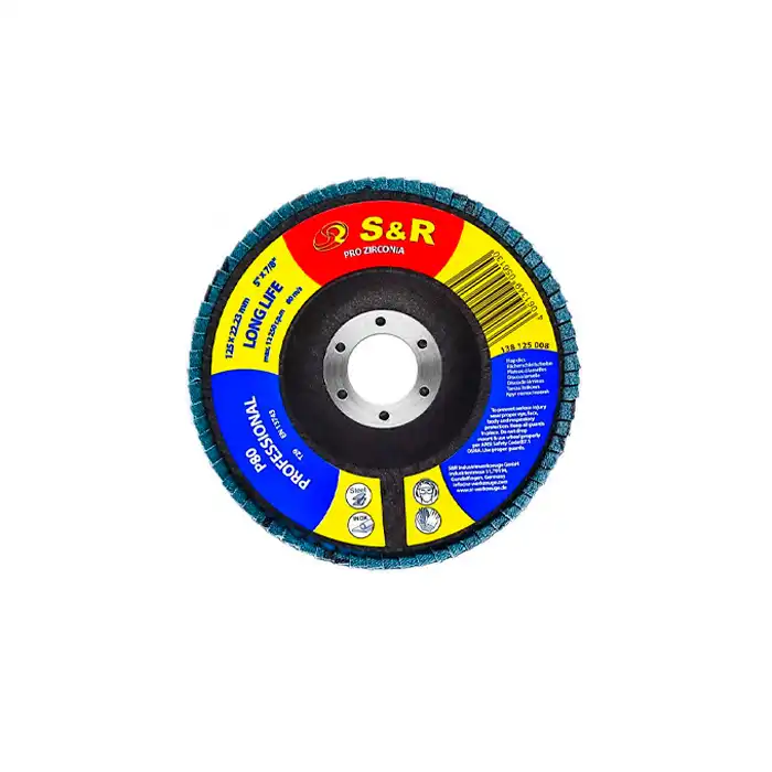 Купить  Круги зачистные лепестковые - Лепестковый зачистной диск S&R Meister  125/P..