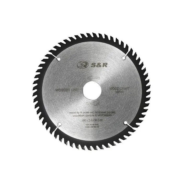 Cumpara  Discuri de tăiere 135-190mm - Пильный диск по дереву S&R Meister Wood Craft..