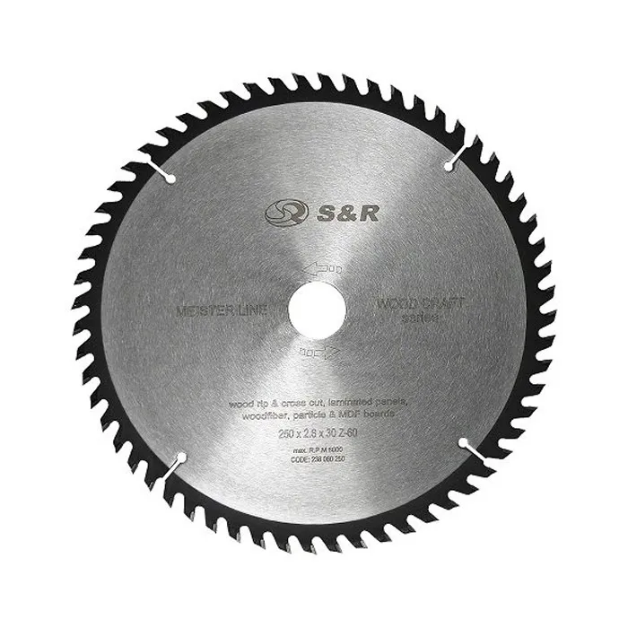 Cumpara  Discuri de tăiere 200-254mm - Пильный диск по дереву S&R Meister Wood Craft..