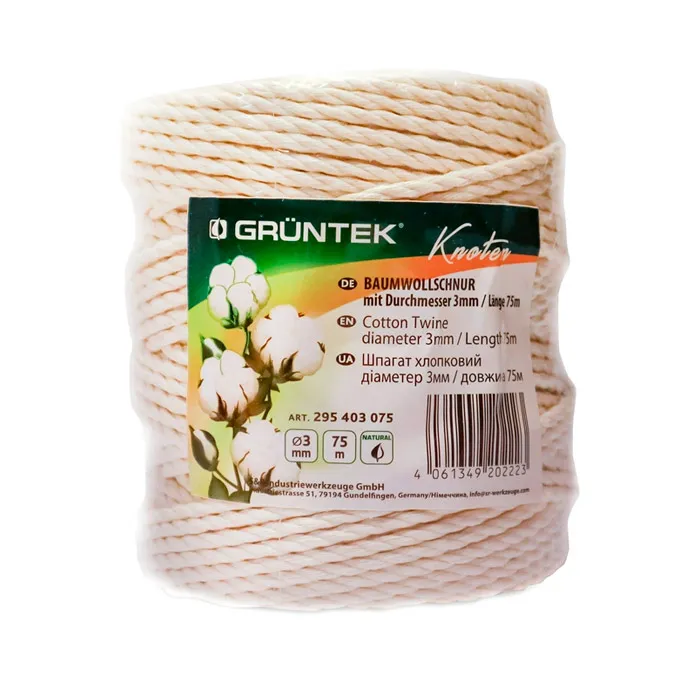 Cumpara  Accesorii pentru unelte de grădină - Хлопчатобумажный шпагат Gruntek ..