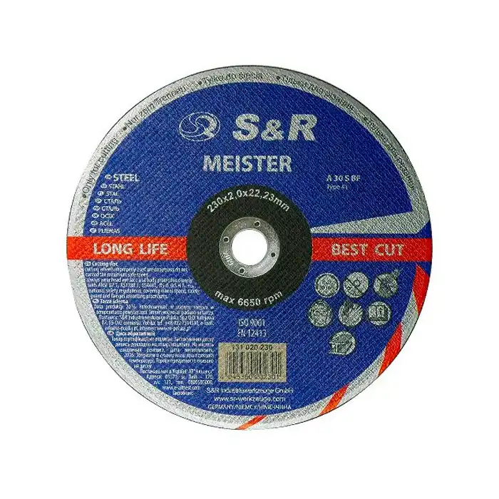 Купить  Отрезные диски 230-400мм - Диск абразивный S&R Meister A30SBF..