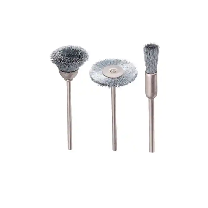 Набор мини-щеток из нержавеющей стали Wolfcraft 