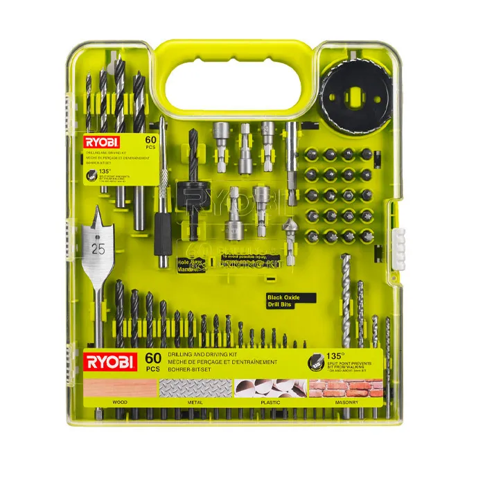Set de biti si burghie Ryobi RAKDD60