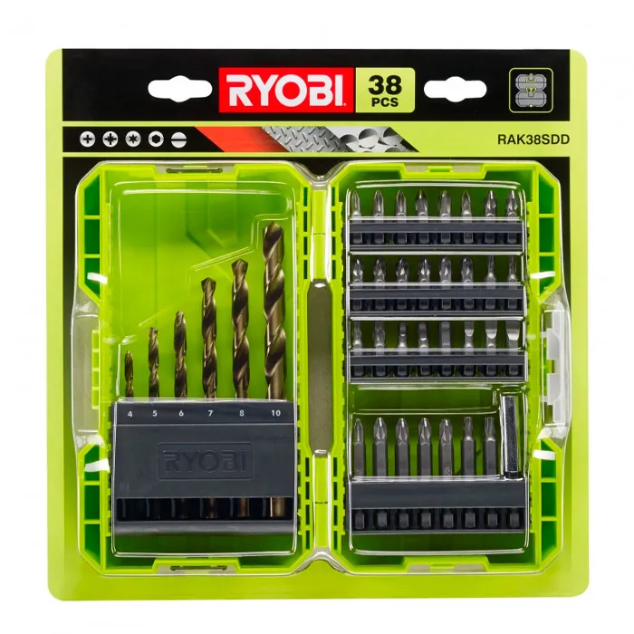 Set de biti si burghie Ryobi RAK38SDD