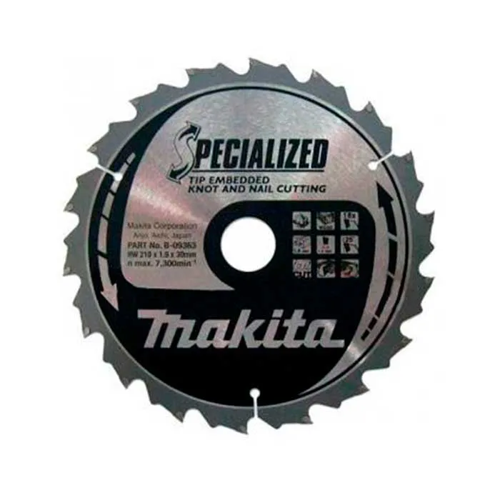 Cumpara  Discuri de tăiere 200-254mm - Диск пильный по дереву Makita B-09363..