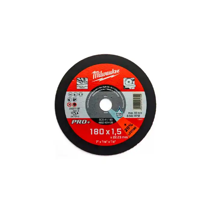 Купить  Отрезные диски 125-180мм - Диск абразивный MILWAUKEE 4932451489 180*1.5 ..