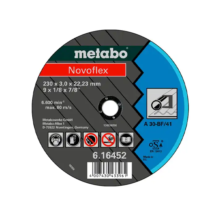 Купить  Отрезные диски 230-400мм - Отрезной диск Metabo Novoflex 230x3.0x22.2..