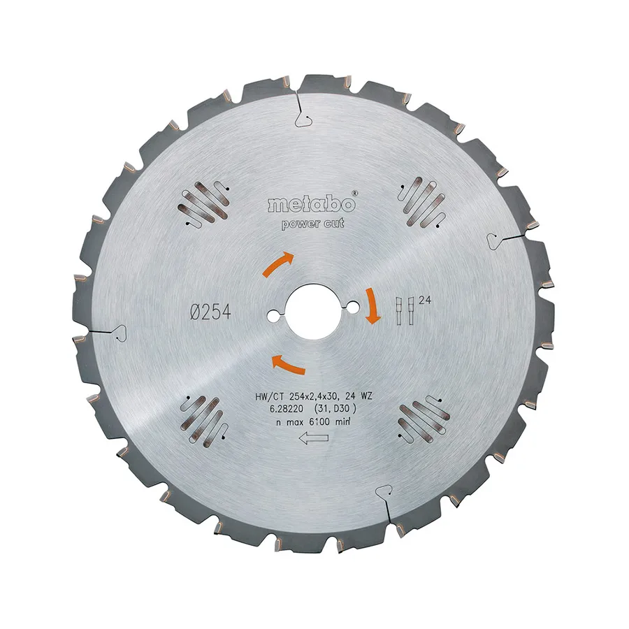 Cumpara  Discuri de tăiere 200-254mm - Пильный диск по дереву METABO POWER CUT ..