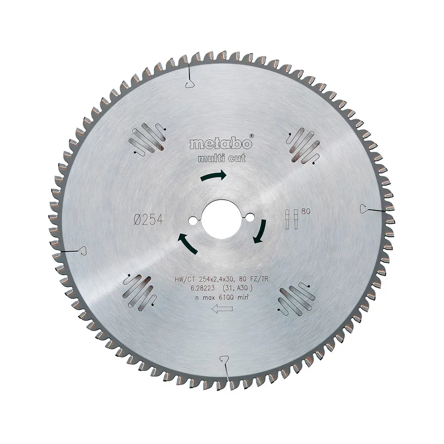 Pânza de ferăstrău circular p/u aluminiu METABO MULTI CUT 628223000