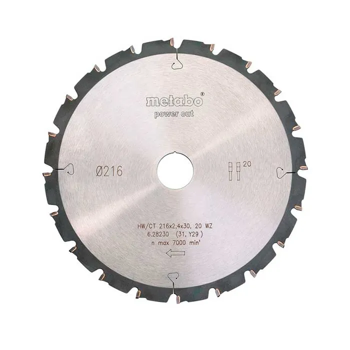 Cumpara  Discuri de tăiere 200-254mm - Пильный диск по дереву METABO POWER CUT ..