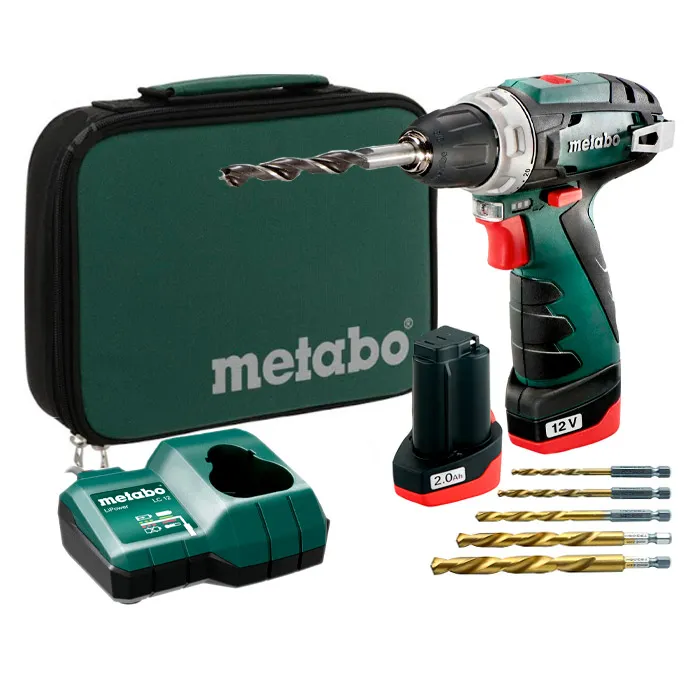 Аккумуляторный шуруповерт Metabo Po..