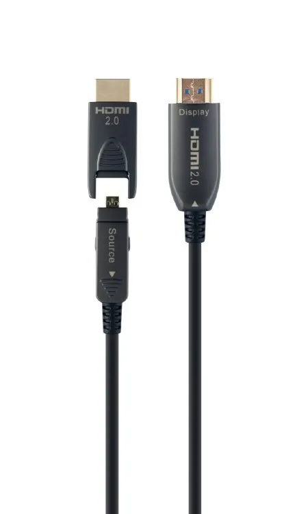 Cable HDMI to HDMI D&A Active Optical 20.0m Cablexpert, 4K UHD at 60Hz, CCBP-HDMID-AOC-20M