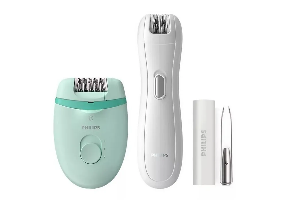 Cumpara  Epilatoare - Эпилятор PHILIPS BRP529/00, Белый/Зелёный..