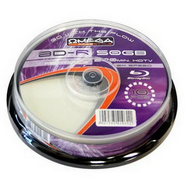 Cumpara  Discuri optice - Blu-Ray Omega OMBDRDLP6C10 , 44091, 10шт, Cak..