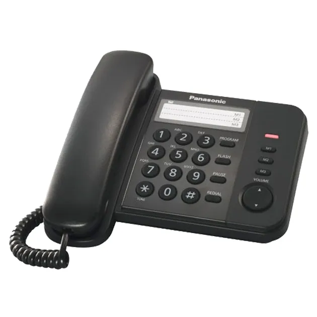 Cumpara  Telefoane cu fir - Проводной телефон Panasonic KX-TS2352, Чёрный..