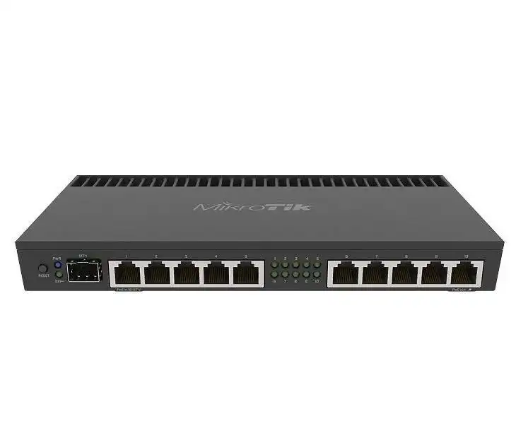 Купить  Маршрутизаторы - Маршрутизатор MikroTik RB4011iGS+RM, Чёрный..