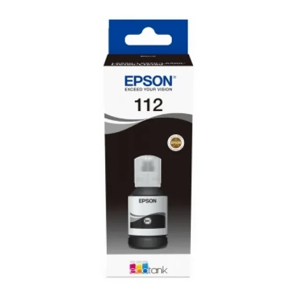 Ink  Epson C13T06C14A, 112 EcoTank Ink Bottle, Black