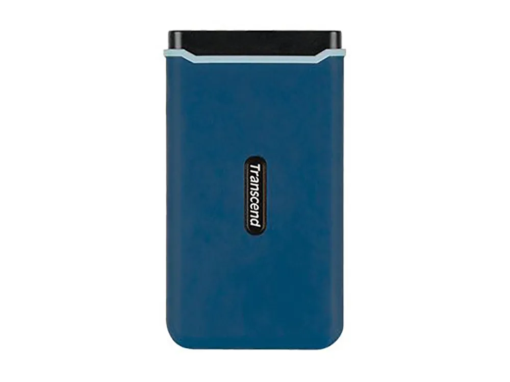 1.0TB  Transcend Portable SSD ESD370C Navy Blue, USB-C 3.1 (96x54x12mm, 87g, R/W:1050/950MB/s)