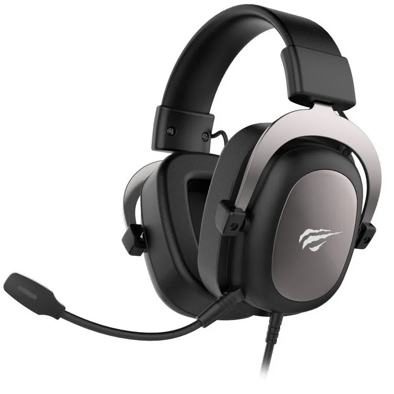 Gaming Headset Havit H2002d, 53mm driver, 20-20kHz, 64 Ohm, 110dB, Detachable Mic, Leather Earmuffs,