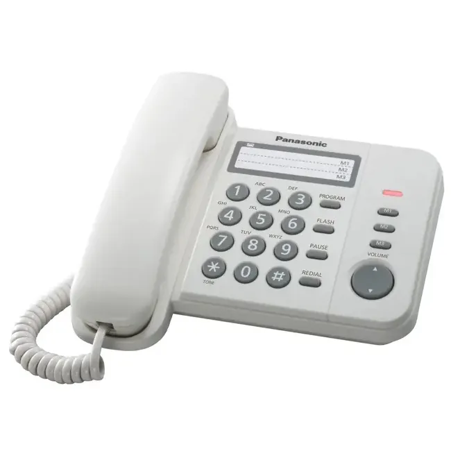 Cumpara  Telefoane cu fir - Проводной телефон Panasonic KX-TS2352, Белый..