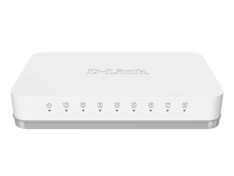Сетевой коммутатор D-Link DGS-1008A, 8x 10/100/1000 Мбит/с