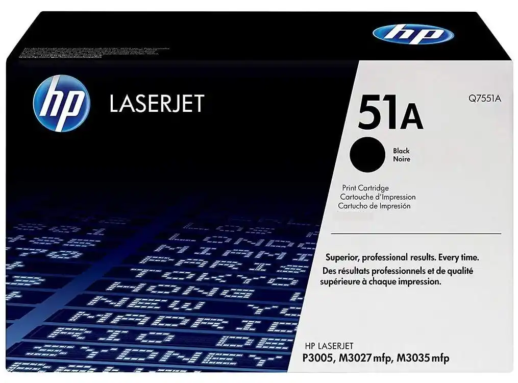 Картридж HP Q7551A, Черный