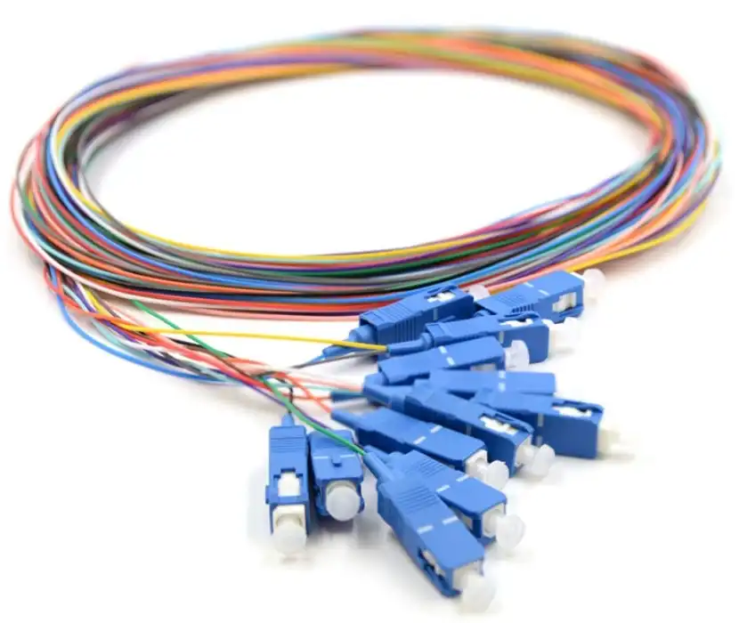 Bundle Pigtail SC MM 62.5/125 12 fibre, FO1029, cu bandă spiralată