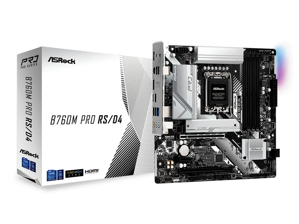 MB S1700 ASRock B760M PRO RS/D4  mATX